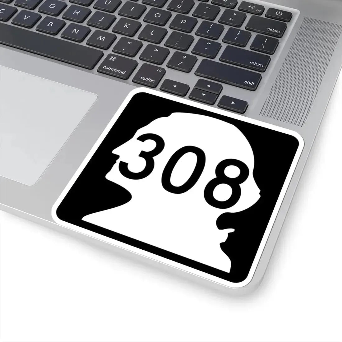 WA-308 (Washington) (Road Sign) STICKER Vinyl Kiss-Cut Decal - The Sticker Space