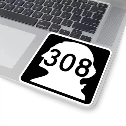 WA-308 (Washington) (Road Sign) STICKER Vinyl Kiss-Cut Decal - The Sticker Space