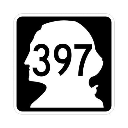 WA-397 (Washington) (Road Sign) STICKER Vinyl Kiss-Cut Decal 6 Inch White - The Sticker Space