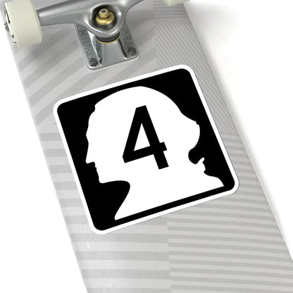 WA-4 (Washington) (Road Sign) STICKER Vinyl Kiss-Cut Decal - The Sticker Space