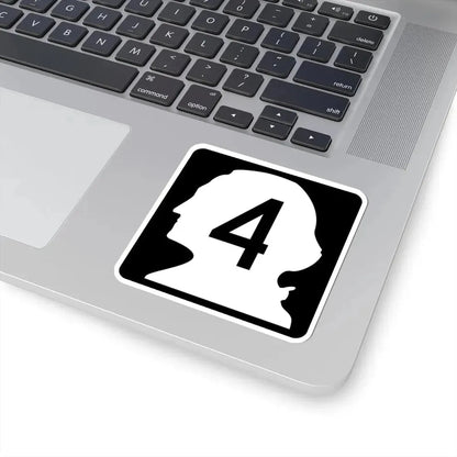 WA-4 (Washington) (Road Sign) STICKER Vinyl Kiss-Cut Decal - The Sticker Space