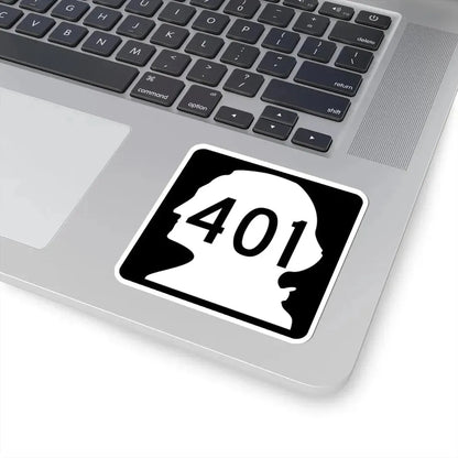 WA-401 (Washington) (Road Sign) STICKER Vinyl Kiss-Cut Decal - The Sticker Space