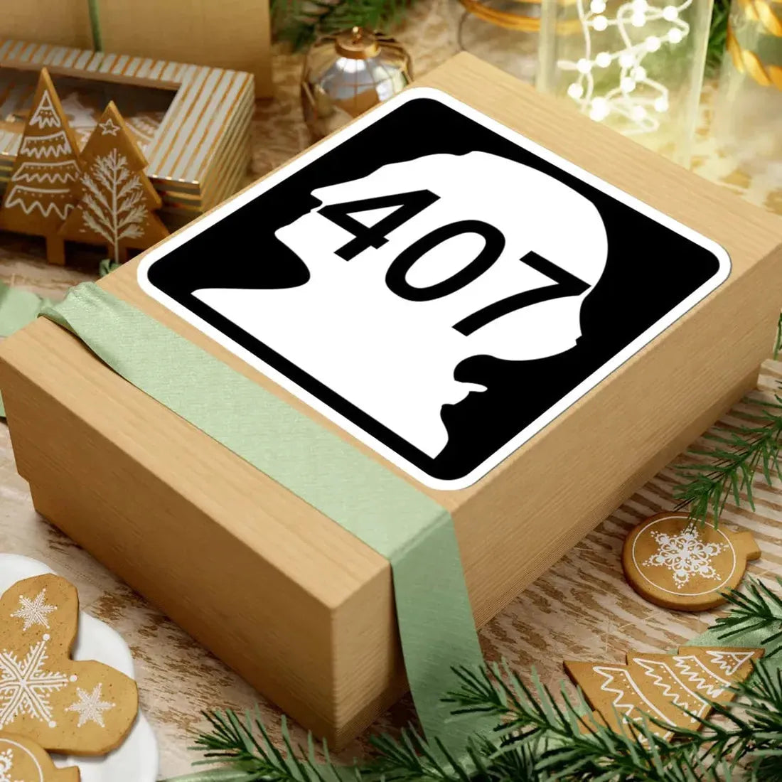 WA-407 (Washington) (Road Sign) STICKER Vinyl Kiss-Cut Decal - The Sticker Space