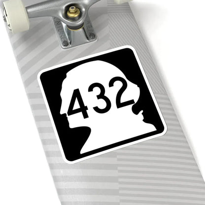 WA-432 (Washington) (Road Sign) STICKER Vinyl Kiss-Cut Decal - The Sticker Space