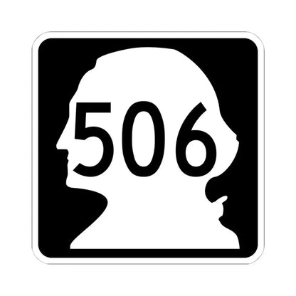 WA-506 (Washington) (Road Sign) STICKER Vinyl Kiss-Cut Decal 6 Inch White - The Sticker Space