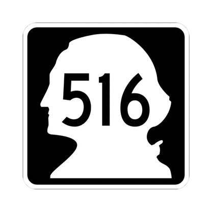 WA-516 (Washington) (Road Sign) STICKER Vinyl Kiss-Cut Decal 3 Inch White - The Sticker Space