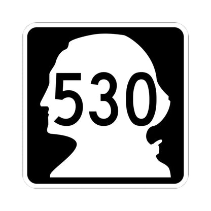 WA-530 (Washington) (Road Sign) STICKER Vinyl Kiss-Cut Decal 4 Inch White - The Sticker Space