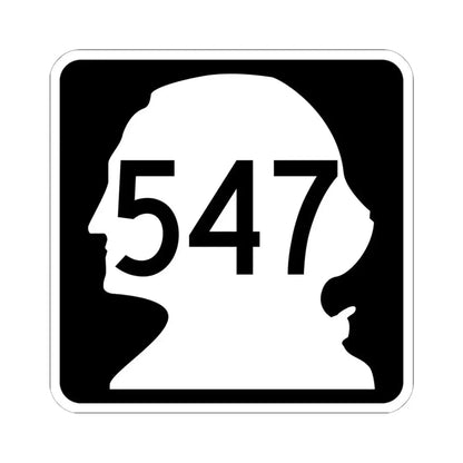 WA-547 (Washington) (Road Sign) STICKER Vinyl Kiss-Cut Decal 6 Inch White - The Sticker Space