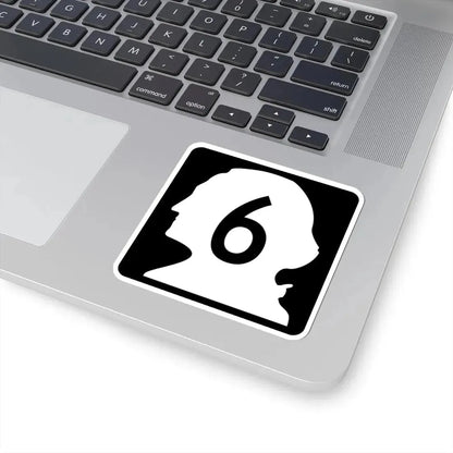 WA-6 (Washington) (Road Sign) STICKER Vinyl Kiss-Cut Decal - The Sticker Space