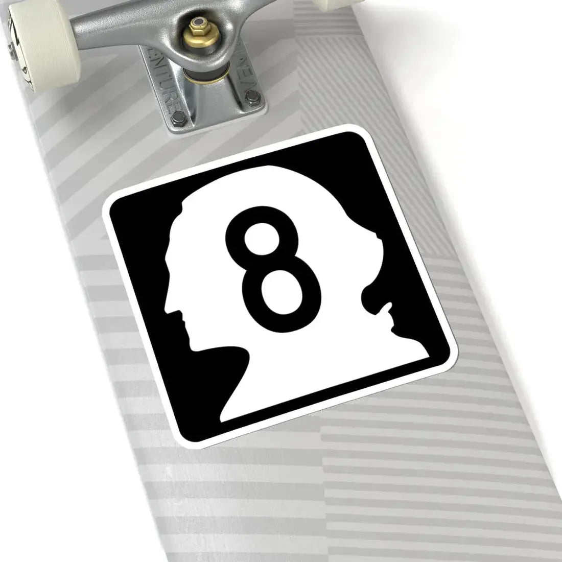 WA-8 (Washington) (Road Sign) STICKER Vinyl Kiss-Cut Decal - The Sticker Space