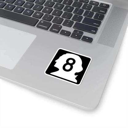 WA-8 (Washington) (Road Sign) STICKER Vinyl Kiss-Cut Decal - The Sticker Space