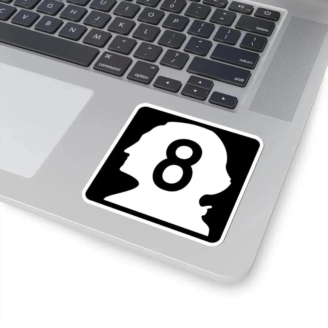 WA-8 (Washington) (Road Sign) STICKER Vinyl Kiss-Cut Decal - The Sticker Space