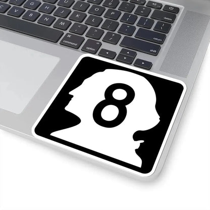 WA-8 (Washington) (Road Sign) STICKER Vinyl Kiss-Cut Decal - The Sticker Space