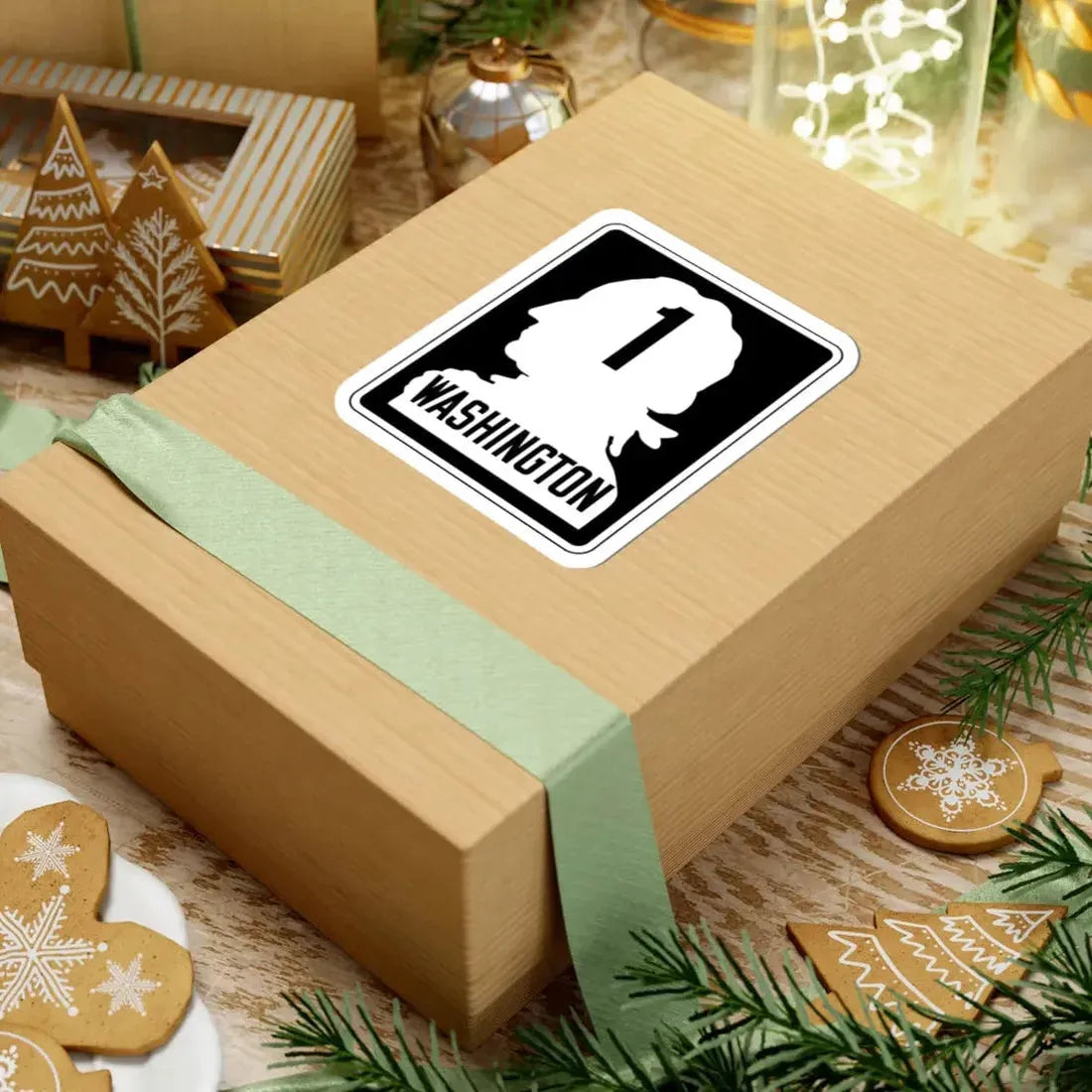 WA-PSH1 (Washington) (Road Sign) STICKER Vinyl Kiss-Cut Decal - The Sticker Space