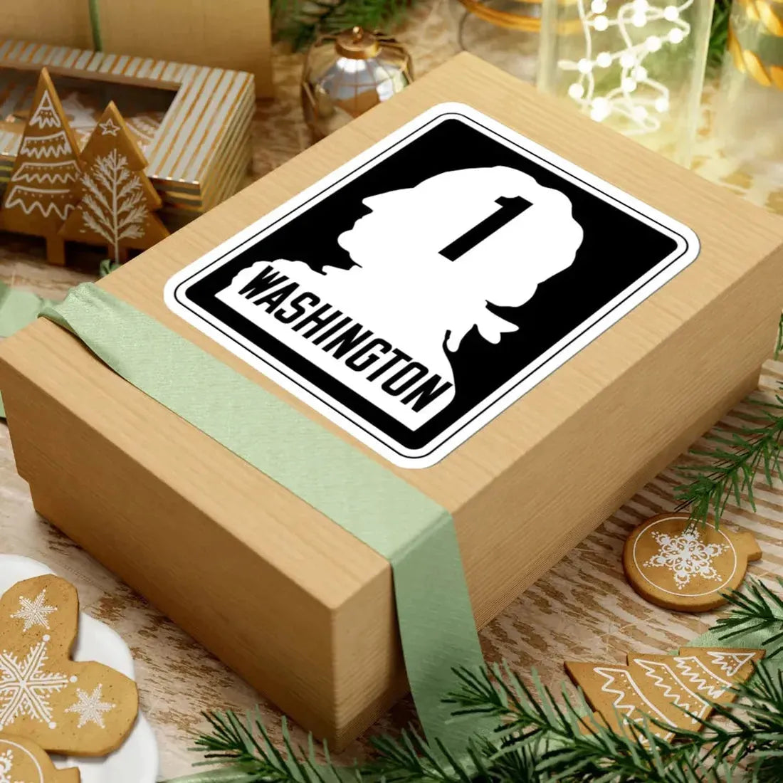 WA-PSH1 (Washington) (Road Sign) STICKER Vinyl Kiss-Cut Decal - The Sticker Space