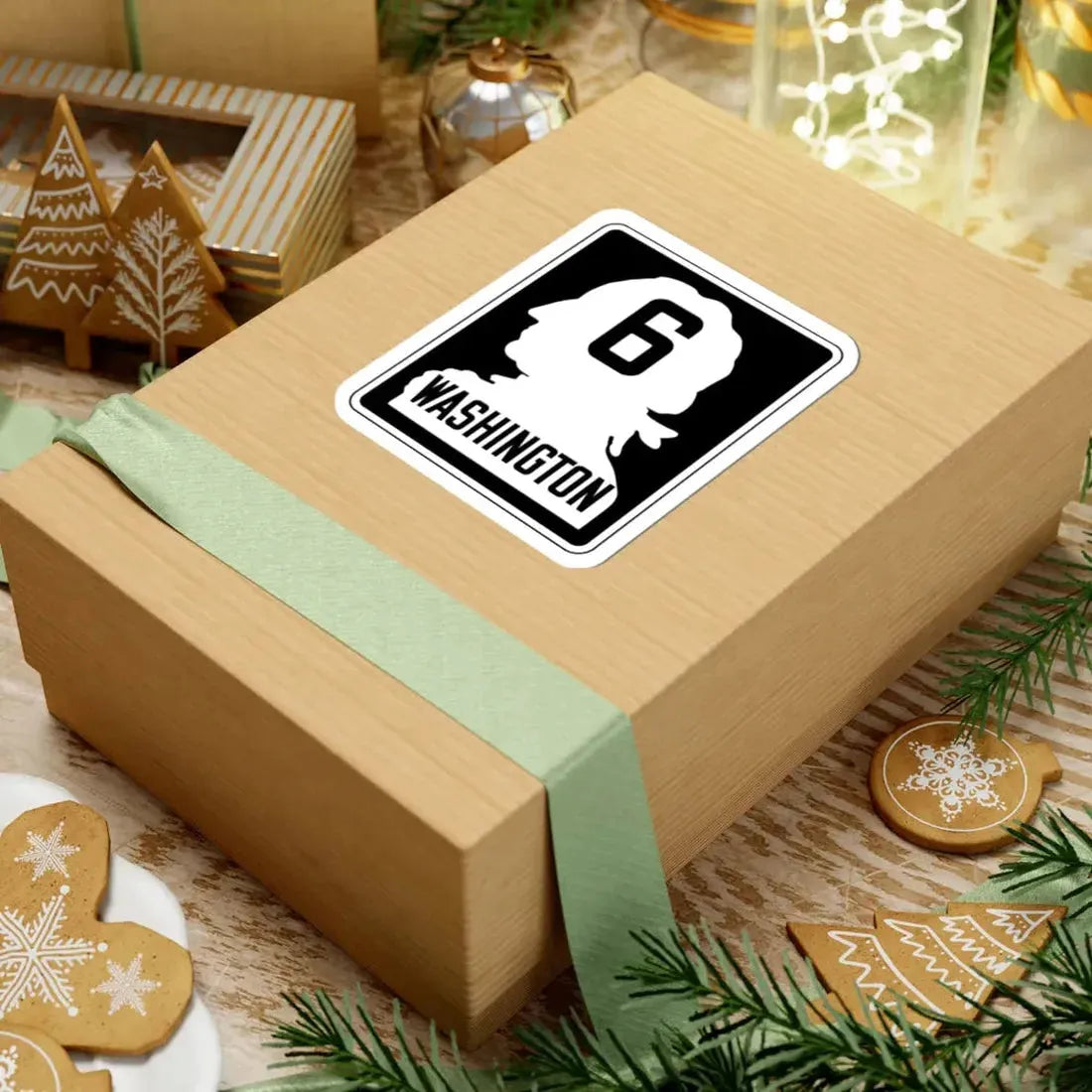 WA-PSH6 (Washington) (Road Sign) STICKER Vinyl Kiss-Cut Decal - The Sticker Space