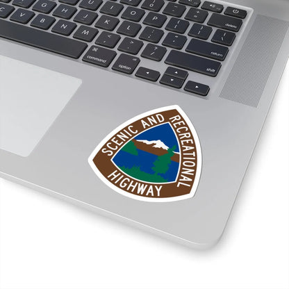 WA Scenic and Recreational Highway (Washington) (Road Sign) STICKER Vinyl Kiss-Cut Decal - The Sticker Space