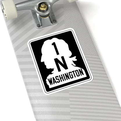 WA-SSH1-N (Washington) (Road Sign) STICKER Vinyl Kiss-Cut Decal - The Sticker Space