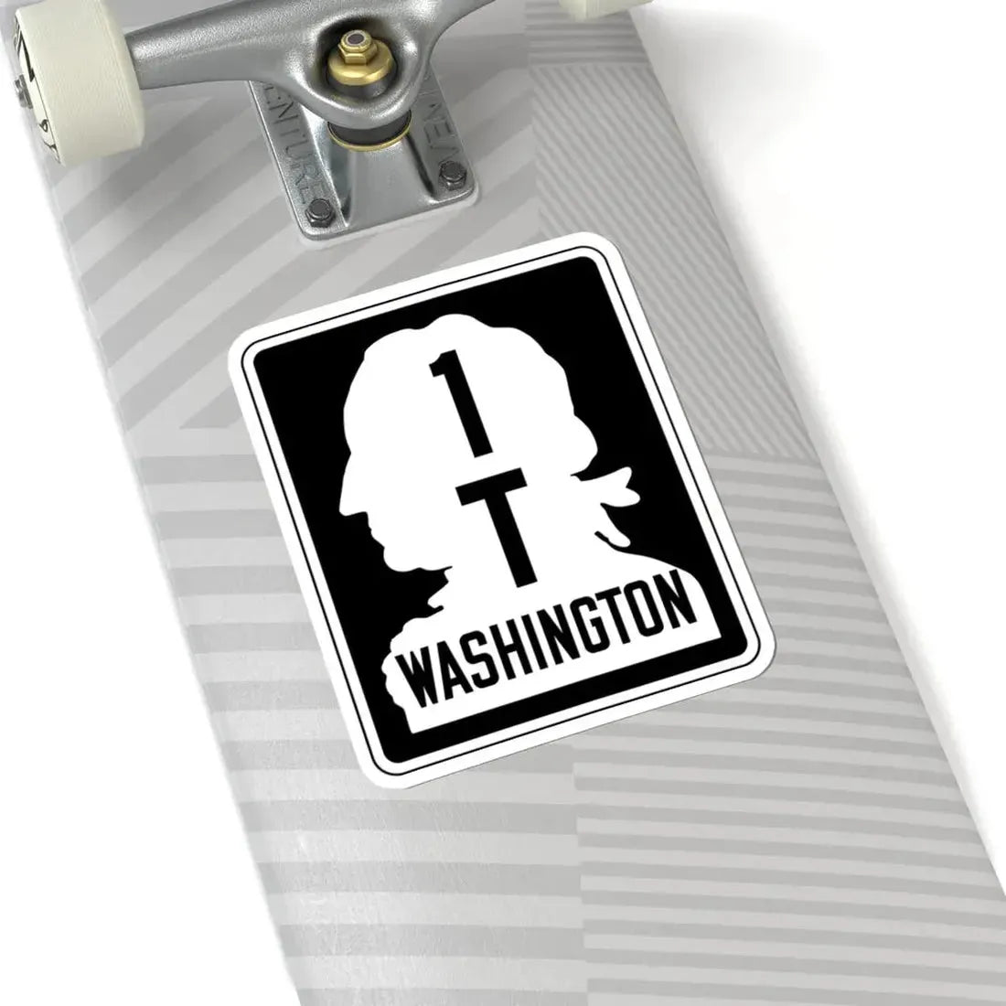 WA-SSH1-T (Washington) (Road Sign) STICKER Vinyl Kiss-Cut Decal - The Sticker Space