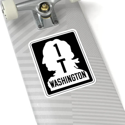 WA-SSH1-T (Washington) (Road Sign) STICKER Vinyl Kiss-Cut Decal - The Sticker Space