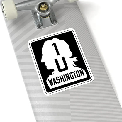 WA-SSH1-U (Washington) (Road Sign) STICKER Vinyl Kiss-Cut Decal - The Sticker Space