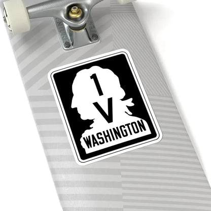 WA-SSH1-V (Washington) (Road Sign) STICKER Vinyl Kiss-Cut Decal - The Sticker Space