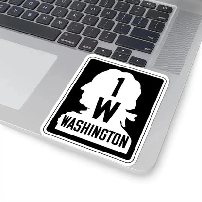 WA-SSH1-W (Washington) (Road Sign) STICKER Vinyl Kiss-Cut Decal - The Sticker Space