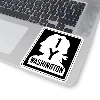 WA-SSH1-Y (Washington) (Road Sign) STICKER Vinyl Kiss-Cut Decal - The Sticker Space