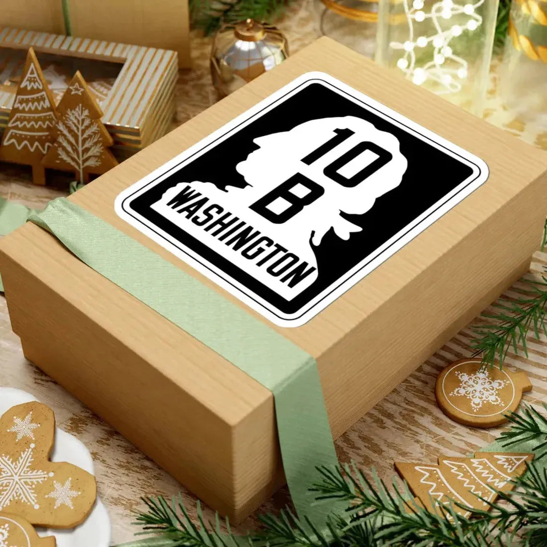 WA-SSH10-B (Washington) (Road Sign) STICKER Vinyl Kiss-Cut Decal - The Sticker Space