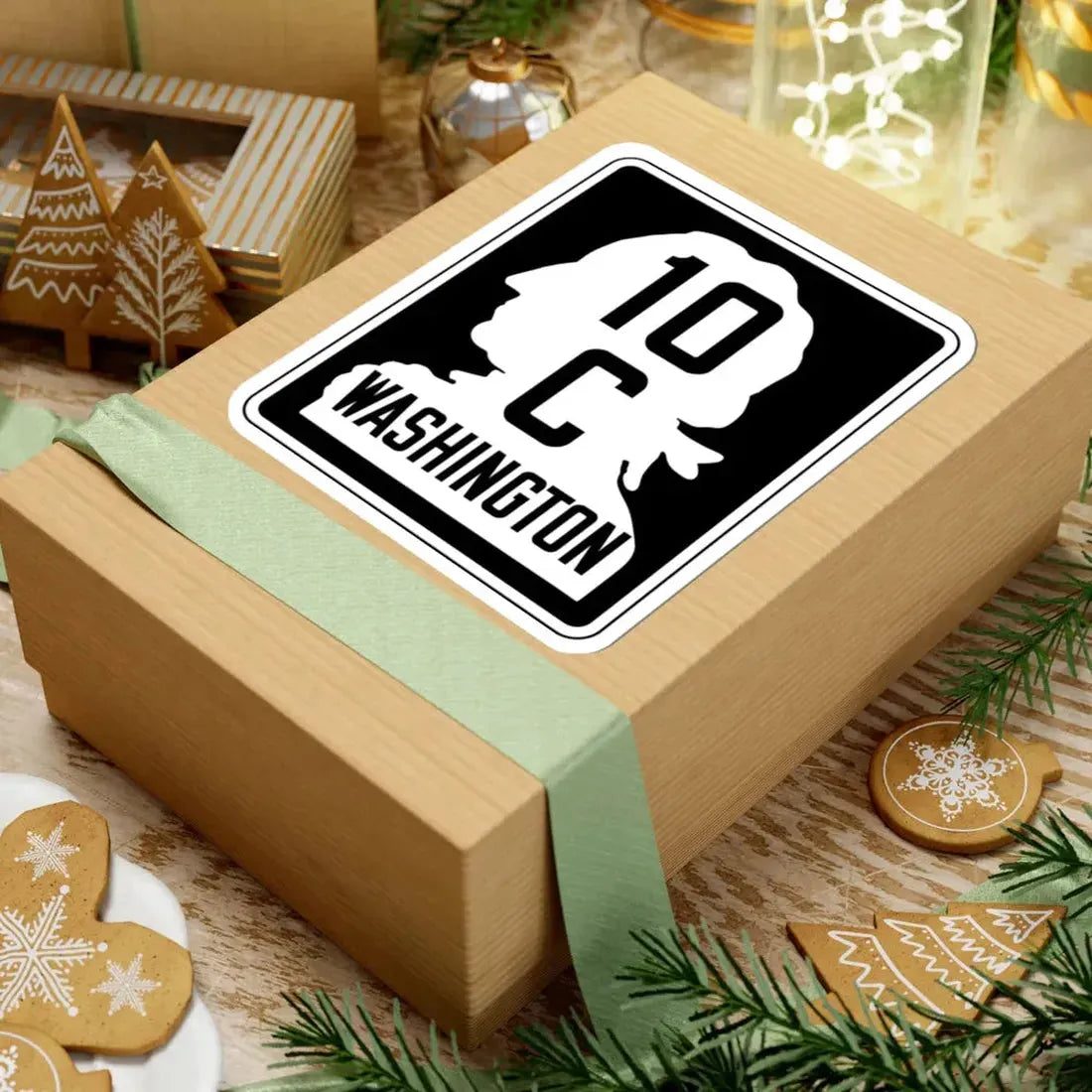 WA-SSH10-C (Washington) (Road Sign) STICKER Vinyl Kiss-Cut Decal - The Sticker Space