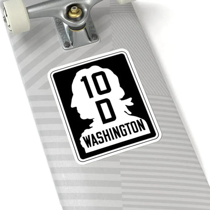 WA-SSH10-D (Washington) (Road Sign) STICKER Vinyl Kiss-Cut Decal - The Sticker Space