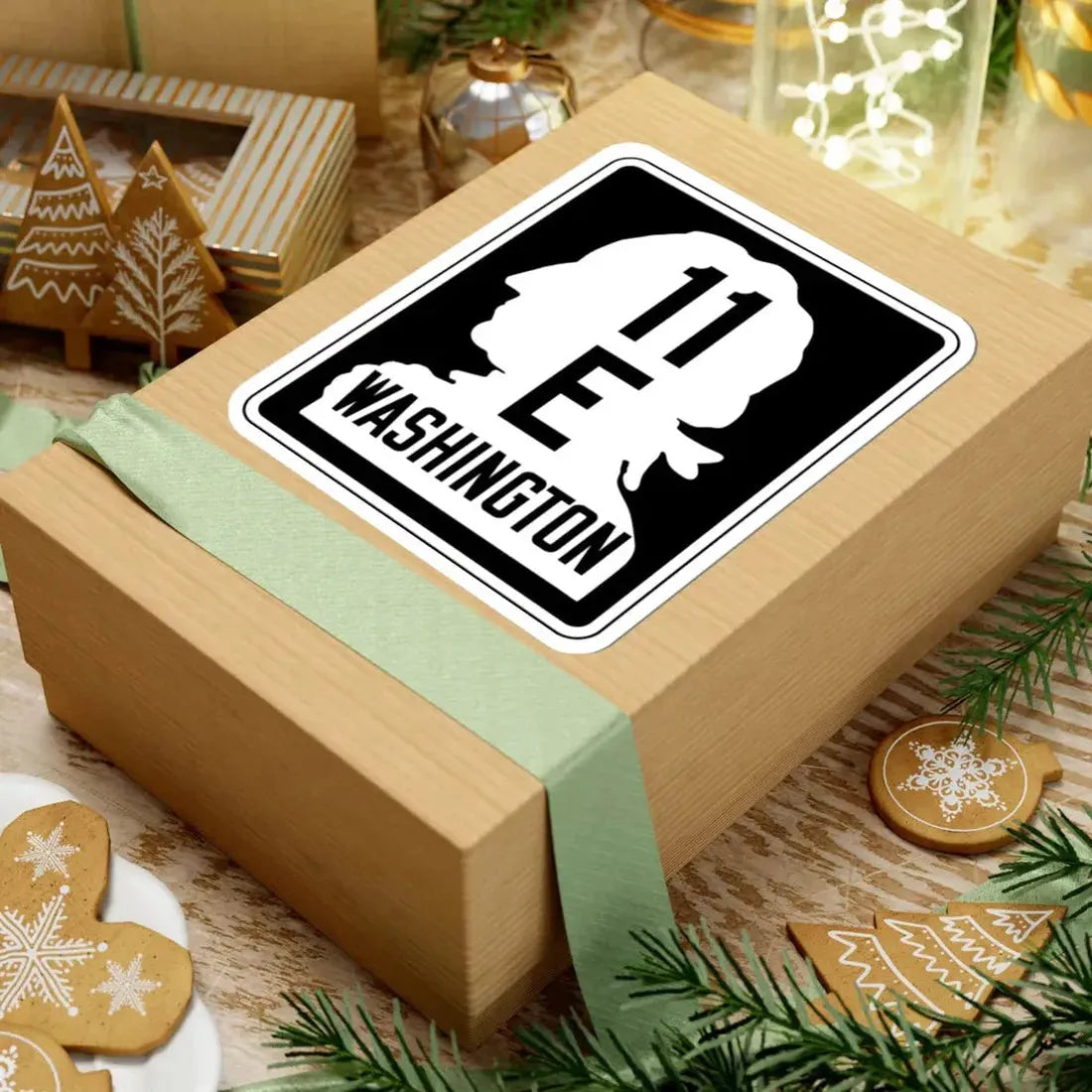 WA-SSH11-E (Washington) (Road Sign) STICKER Vinyl Kiss-Cut Decal - The Sticker Space