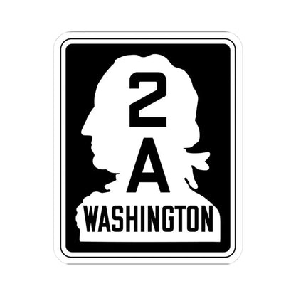 WA-SSH2-A (Washington) (Road Sign) STICKER Vinyl Kiss-Cut Decal 3 Inch White - The Sticker Space