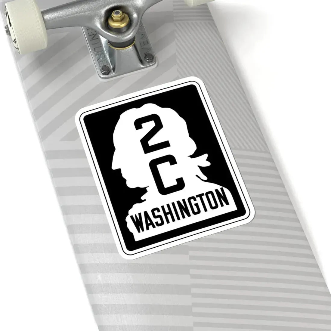 WA-SSH2-C (Washington) (Road Sign) STICKER Vinyl Kiss-Cut Decal - The Sticker Space