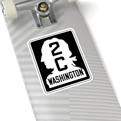 WA-SSH2-C (Washington) (Road Sign) STICKER Vinyl Kiss-Cut Decal - The Sticker Space