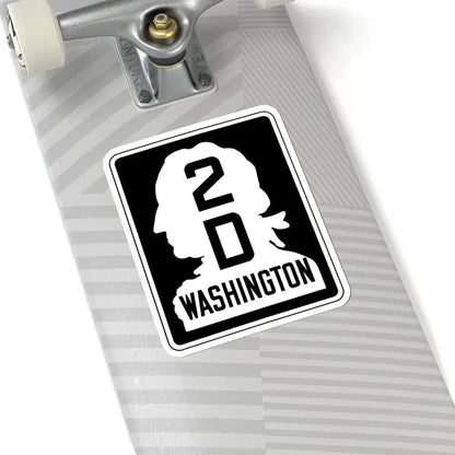 WA-SSH2-D (Washington) (Road Sign) STICKER Vinyl Kiss-Cut Decal - The Sticker Space