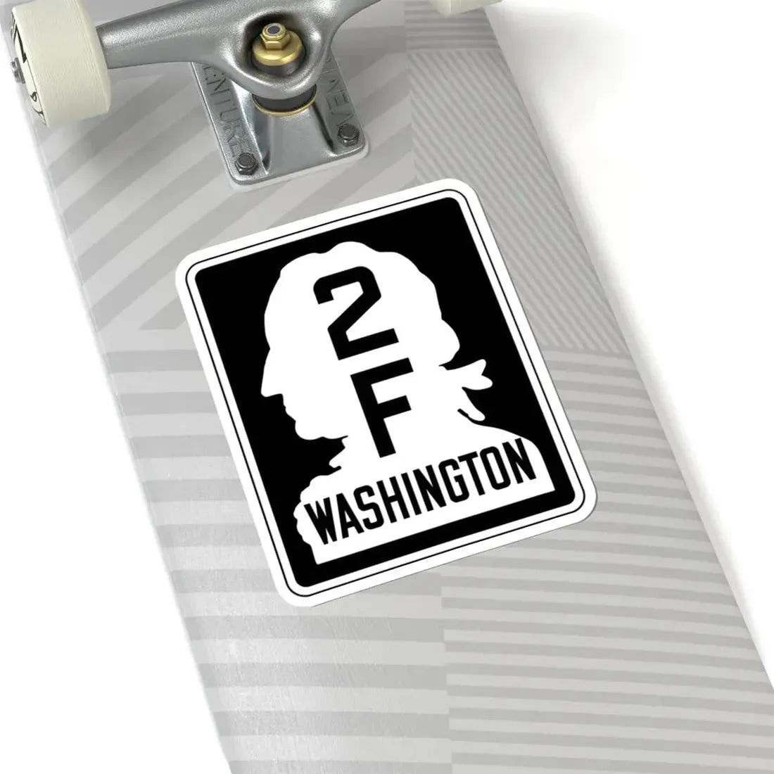WA-SSH2-F (Washington) (Road Sign) STICKER Vinyl Kiss-Cut Decal - The Sticker Space