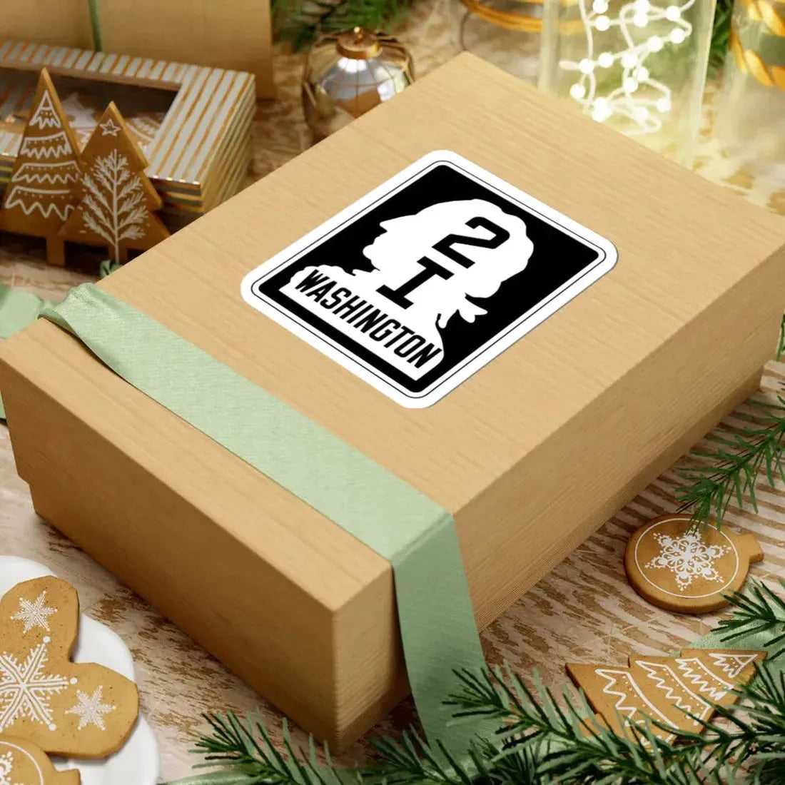 WA-SSH2-I (Washington) (Road Sign) STICKER Vinyl Kiss-Cut Decal - The Sticker Space