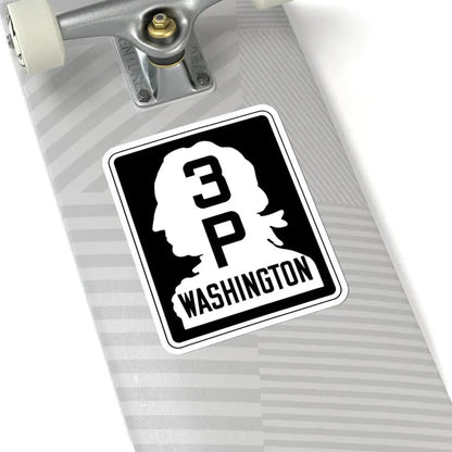 WA-SSH3-P (Washington) (Road Sign) STICKER Vinyl Kiss-Cut Decal - The Sticker Space