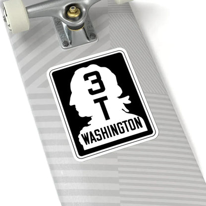 WA-SSH3-T (Washington) (Road Sign) STICKER Vinyl Kiss-Cut Decal - The Sticker Space