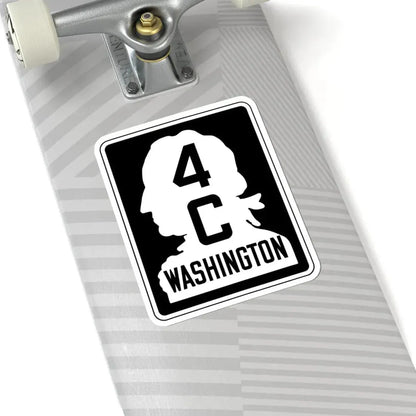 WA-SSH4-C (Washington) (Road Sign) STICKER Vinyl Kiss-Cut Decal - The Sticker Space