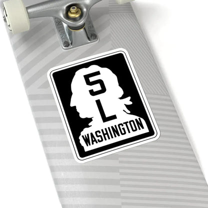 WA-SSH5-L (Washington) (Road Sign) STICKER Vinyl Kiss-Cut Decal - The Sticker Space