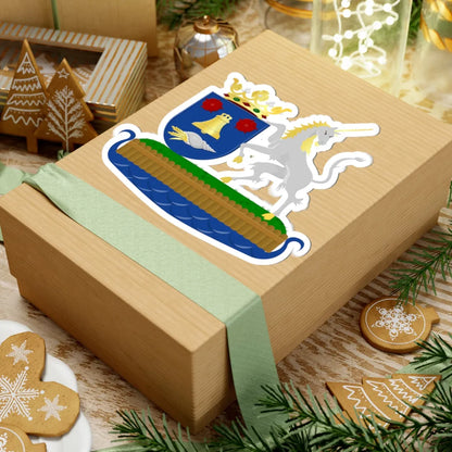 Waadhoeke wapen  foarstel 2016 (Netherlands) (Coat of Arms) STICKER Vinyl Kiss-Cut Decal - The Sticker Space