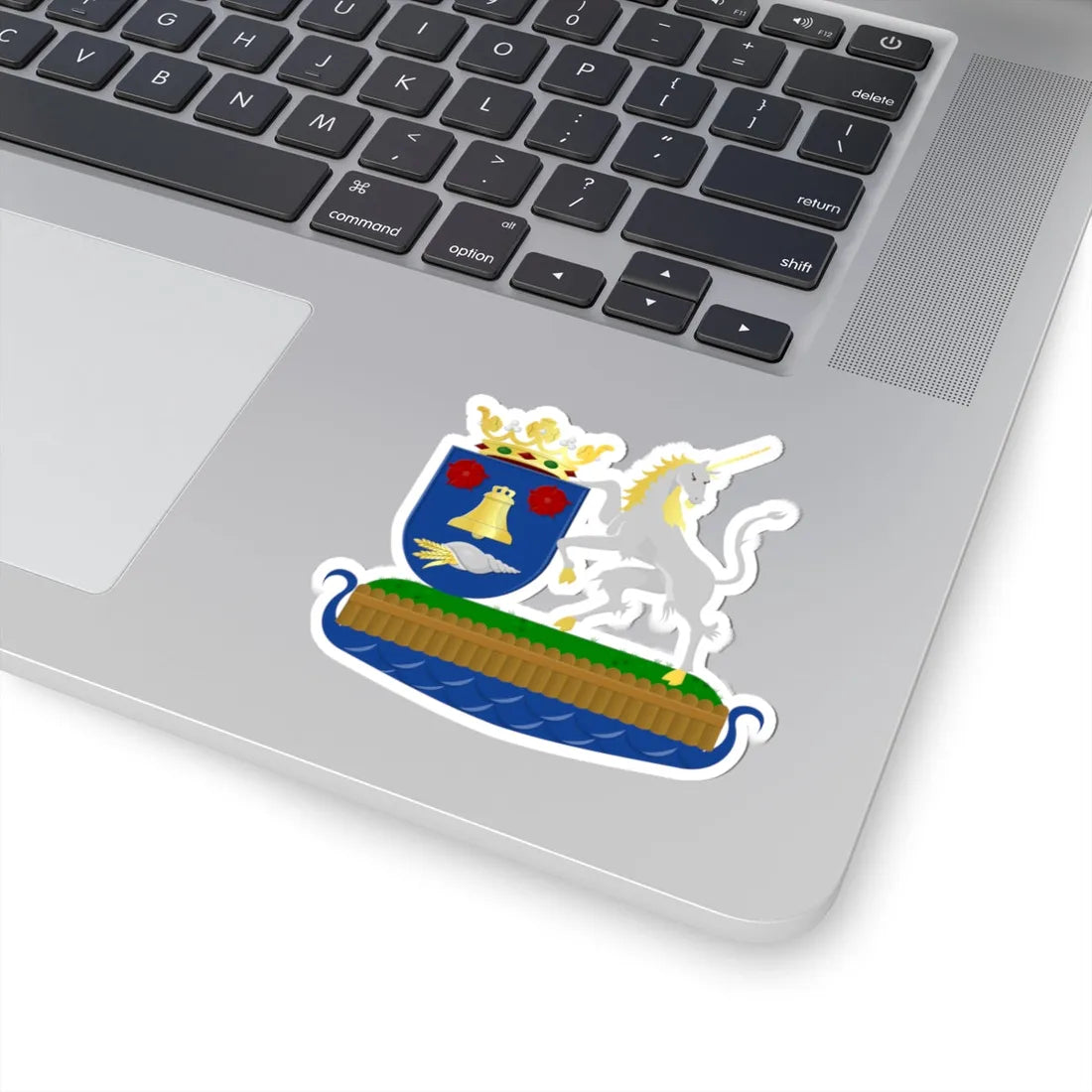 Waadhoeke wapen  foarstel 2016 (Netherlands) (Coat of Arms) STICKER Vinyl Kiss-Cut Decal - The Sticker Space