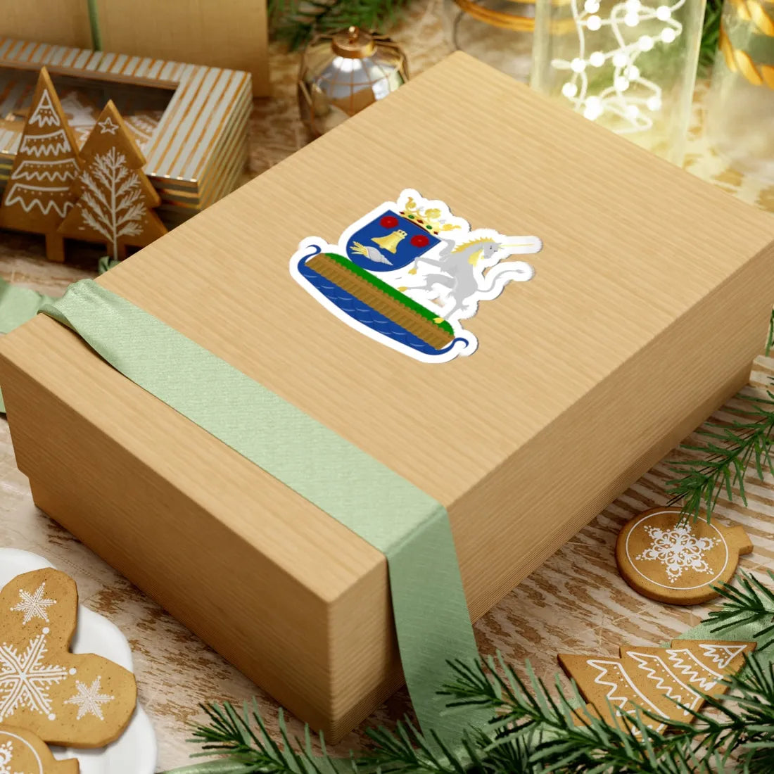 Waadhoeke wapen  foarstel 2016 (Netherlands) (Coat of Arms) STICKER Vinyl Kiss-Cut Decal - The Sticker Space