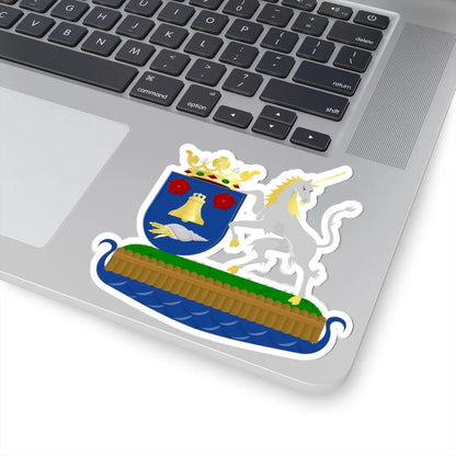 Waadhoeke wapen  foarstel 2016 (Netherlands) (Coat of Arms) STICKER Vinyl Kiss-Cut Decal - The Sticker Space