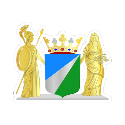 Waadhoeke wapen (Netherlands) (Coat of Arms) STICKER Vinyl Kiss-Cut Decal 3 Inch White - The Sticker Space