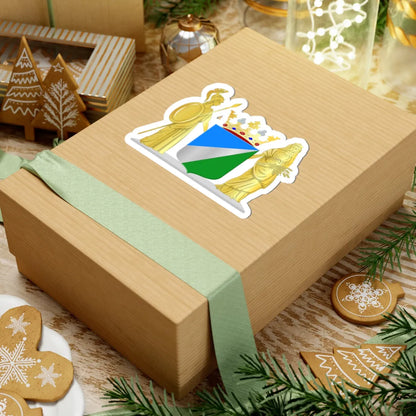 Waadhoeke wapen (Netherlands) (Coat of Arms) STICKER Vinyl Kiss-Cut Decal - The Sticker Space