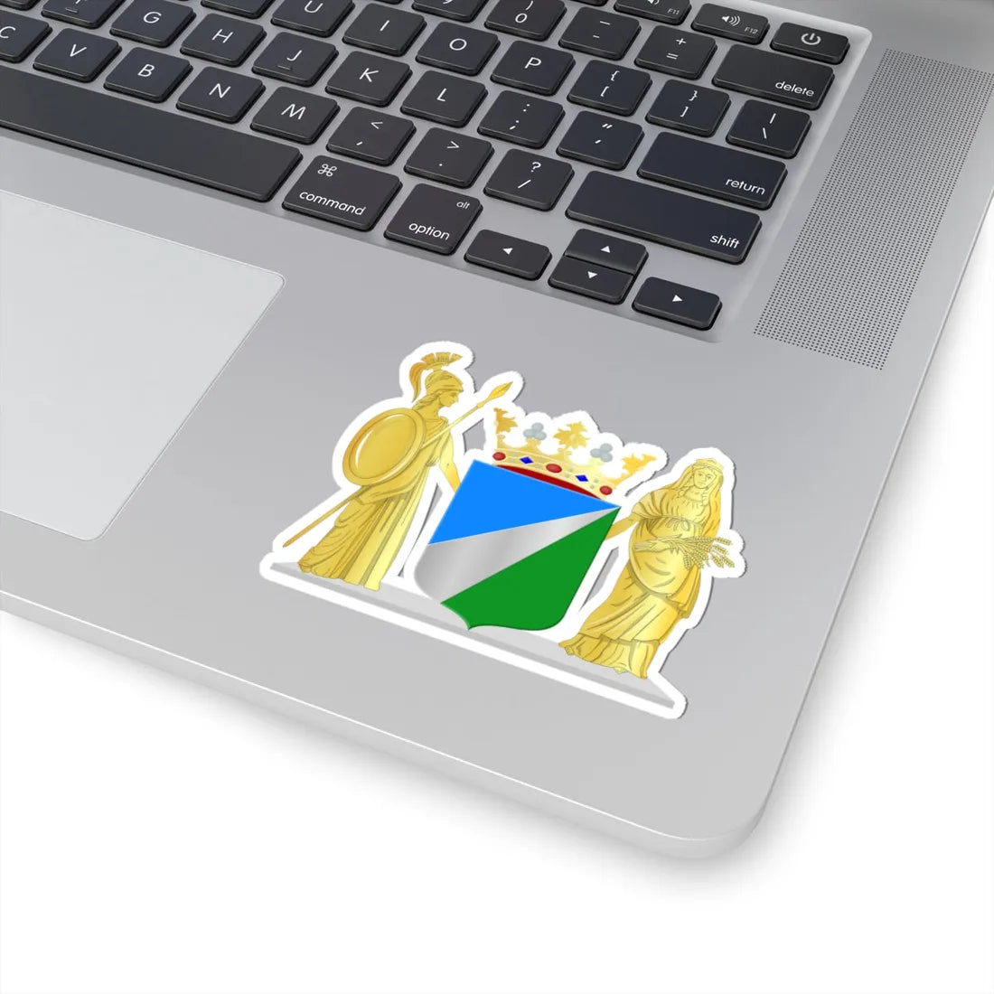 Waadhoeke wapen (Netherlands) (Coat of Arms) STICKER Vinyl Kiss-Cut Decal - The Sticker Space
