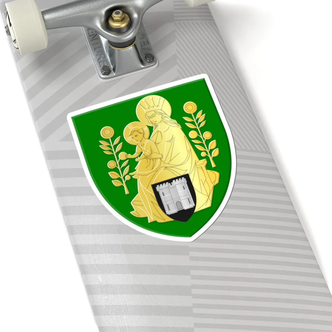 Waarschoot wapen (Belgium) (Coat of Arms) STICKER Vinyl Kiss-Cut Decal - The Sticker Space
